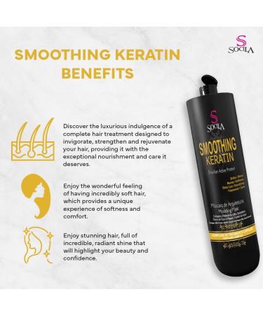 Buy Socila Organic Brazilian Keratin Smoothing Treatment - Shine & Smooth All Hair Types 4.05fl oz/120ml - International Shipping Available - Buy Online on GoSupps.com