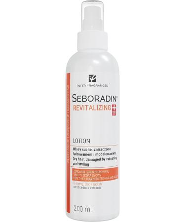Seboradin Revitalizing Lotion Antibacterial for Men and Women Natural Extracts for Damaged Hair with Ginseng 200 ml - Buy Online on GoSupps.com