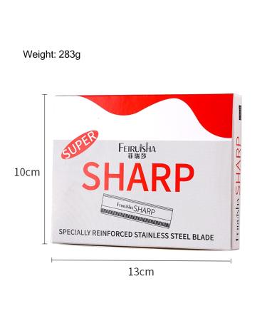 Premium Single Edge Razor Blades for Men & Women - 100 Pack with Tool Holders | Ideal for Eyebrows & Grooming - Buy Online on GoSupps.com