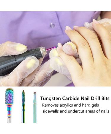 YHTSPORT 11 Pcs Tungsten Carbide/Ceramic Nail Drill Bits - 3/32 Cuticle Drill Bit for Acrylic Gel Removal - Electric Nail Files Accessories - Buy Online on GoSupps.com