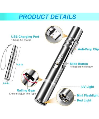 Cat Laser Toy: Red Dot LED Interactive Toy for Indoor & Outdoor Pets - Long Range 5 Modes - USB Rechargeable - Buy Online on GoSupps.com