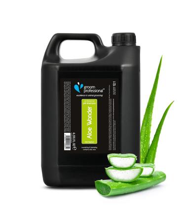 GROOM PROFESSIONAL Aloe Wonder Dog Shampoo - Dog Shampoo for Sensitive Skin - Dog Shampoo for Itchy Skin - Sensitive & Itchy Shampoo for Dogs - Soothing and Nourishing Formula 4 Litre 4 Litre Single - Buy Online on GoSupps.com