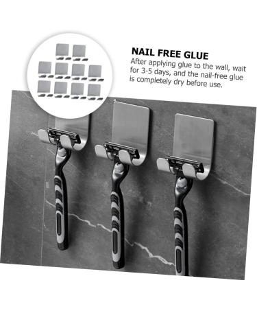 Alipis 60 Strong Sticky Hooks - Stainless Steel Towel & Shower Hangers for Clothes & Shavers - Durable Storage Solution - Buy Online on GoSupps.com