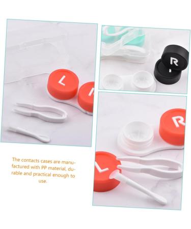 Buy Homsfou 24 STK Contact Lens Box - Plastic Storage Case & Interchangeable Holder for Travel | Durable and Stylish Glasses Container - Buy Online on GoSupps.com