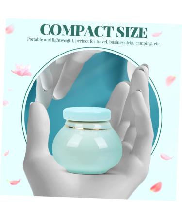 Ipetboom Storage Bottle Cans Travel Ceramics Lipstick Thread 6x5.5cm Blue - Buy Online on GoSupps.com