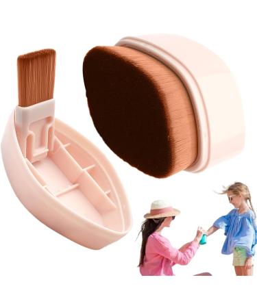 Sun Block Applicator for Kids | Versatile Suntan Lotion Applicator Sun Cream Brush Ergonomic Sun Lotion Applicator Sunblock Brush Set for Children Pink - Buy Online on GoSupps.com