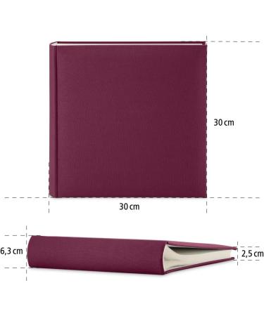 Hama Jumbo Linen Wine Red Album - Universal Size for Organizing Memories - Buy Online on GoSupps.com
