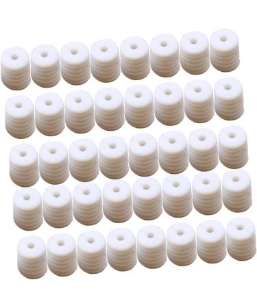 Gatuida Elastic 500pcs Butt Connector Non-Slip Face Mask Lanyard Adjustment Buckle - White Snap Fastener 1x0.6CM - Buy Online on GoSupps.com