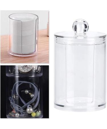 Acrylic Makeup Cotton Pad Swab Holder Storage Organizer Box Organizer for Cosmetics and More - Buy Online on GoSupps.com