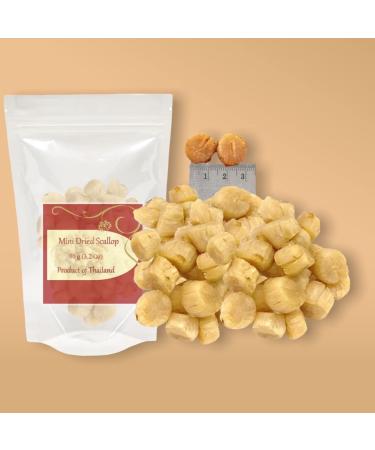 Mini Small Sun Dried Scallops Conpoy Seafood 3.2 oz. - Perfect for Soup & Asian Recipes - Buy Online on GoSupps.com