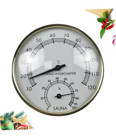 Buy Artibetter Sauna Hygrothermograph & Temperature Knife - Mini Interior Thermometer Room & Back Temperature Meter Golden - Fast International Shipping - Buy Online on GoSupps.com