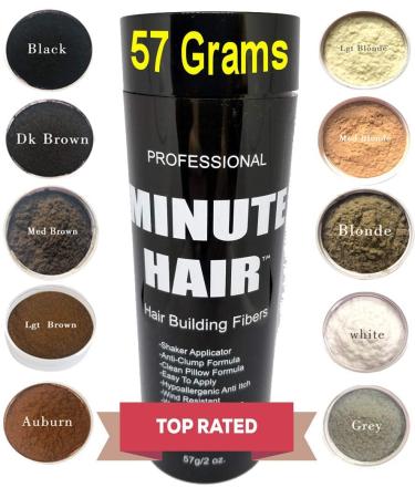 Biggie Sized 57g Dark Brown Hair Building Fibers Bottle - Refillable, High Grade Minute Fibers - Choose Your Color - Buy Online on GoSupps.com