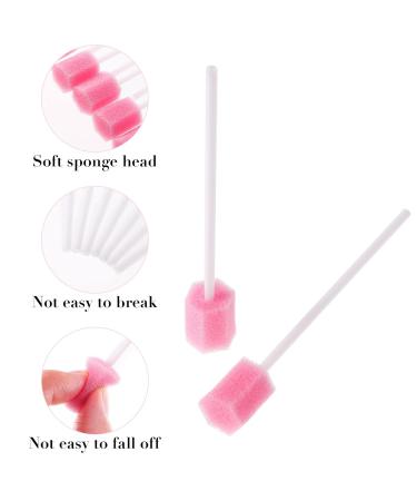 EXCEART Oral Care Swabs - 100pcs Disposable Dental Sponge for Sterile Oral Cleaning - Buy Online on GoSupps.com