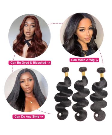 10A Body Wave Human Hair Bundles - 12 14 16 Inch - 100% Unprocessed Weave Extensions for Black Women - Buy Online on GoSupps.com