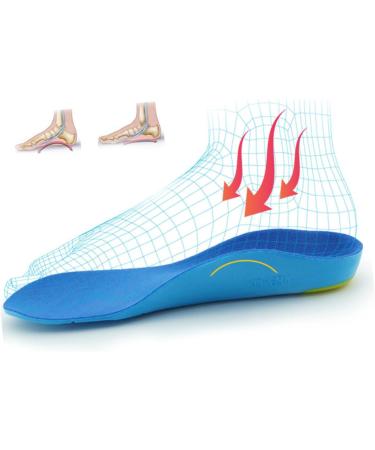 Buy NOLITOY Orthotic Insoles for Flatfoot & Fallen Arches - Gel Shoe Inserts for Kids - Size 1 - Arch Support & Comfort - Buy Online on GoSupps.com