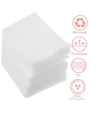 1080 Pcs Facial Cotton Pads - Makeup Nail Polish Remover & Cosmetic Tools for Women - Soft & Durable Square Cotton Pads - Buy Online on GoSupps.com