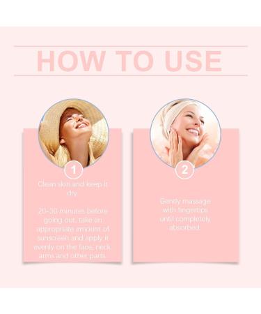 Sunscreen Lotion 50g Travel Size Sunscreen Lotion waterproof sunscreen makeup durable for swimming hiking traveling - Buy Online on GoSupps.com