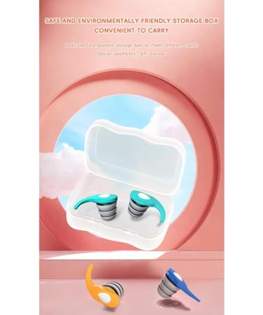 WDNIGLP 1 Pair Ear Plugs Soft Silicone Noise Reducing Reusable Earplugs for Sleeping Work Studying Travel Concert Snoring 2.2x1.9cm/0.86x0.74inch Pink - Buy Online on GoSupps.com