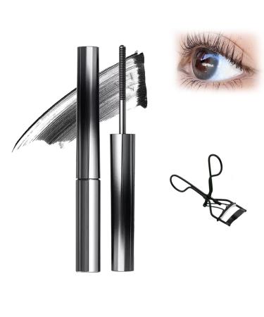 Arlio Iron Wand Mascara Vivavogue Lash 3D Curling Eyelash Iron Mascara Arlio Non-Smudging Mascara Waterproof Long Lasting Mascara Volume and Length (Black 1pc)