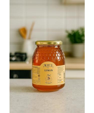 Buleo Miel SLU Lemon honey purely from bees 100 natural Traditional product from our own harvest Pure lemon flavor and sweet Delicious honey with a light color 500g - Buy Online on GoSupps.com