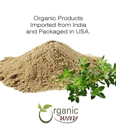 Organic Way Brahmi Leaf Powder (Bacopa Monnieri) - Organic & Kosher Certified | Raw Vegan Non GMO & Gluten Free | USDA Certified | Origin - India (1/4 LBS) 4 Ounce (Pack of 1) - Buy Online on GoSupps.com