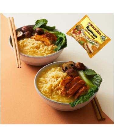 Ja Cor Instant Ramen Noodles Soup Roast Chicken Flavor Bulk Noodle Pack 3 oz Package Bundle with (1) Set of Reusable Stainless Steel Chopsticks (18 Individual Packs) - Buy Online on GoSupps.com