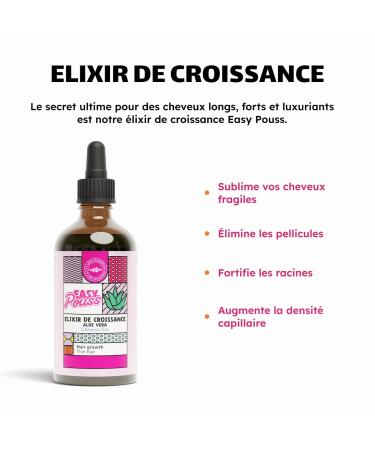 Easy Pouss - Natural Hair Growth Elixir for Faster Thicker Hair | Shop Internationally - Buy Online on GoSupps.com