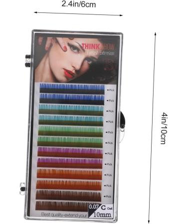 minkissy 1 Box Grafting False Eyelashes Lash Extensions Colored False Eyelash Fake Eyelash Fake Lash Volume False Eyelash Fiber Colored Abundance - Buy Online on GoSupps.com