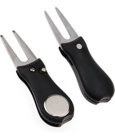HONBAY Golf Divot Repair Tool Set - Golf Brush & Groove Cleaner with Retractable Clip - Buy Online on GoSupps.com
