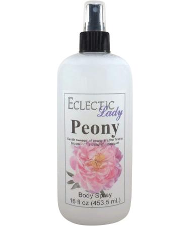 Peony Body Spray 16 ounces Body Mist for Women with Clean Light & Gentle Fragrance Long Lasting Perfume with Comforting Scent for Men & Women Cologne with Soft Subtle Aroma For Daily Use 16 Fluid Ounces