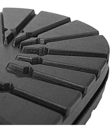 Zerodis Soft Rubber Half Sole and Heels - Anti-Slip DIY Shoe Repair Accessories for Sports & Leather Shoes - Black Forefoot - Buy Online on GoSupps.com