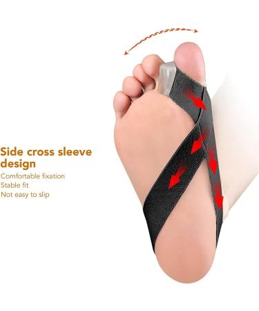 Uxsiya Single Bunion Corrector - Prevent Slipping, Flexible & Breathable Bunion Separator for Overlapping Toes (Small) - Buy Online on GoSupps.com