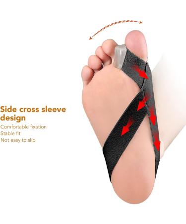 Bunion Corrector Sleeve (L) - Elastic & Soft Bunion Separator for Pain Relief - Buy Online on GoSupps.com