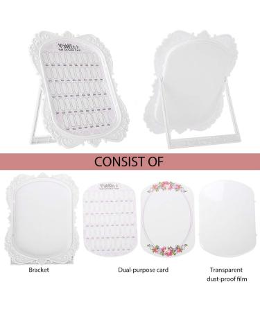 Nail Art Display Stand - 48 Colors Flower Design Nail Polish Gel Card for Manicure Practice - Buy Online on GoSupps.com