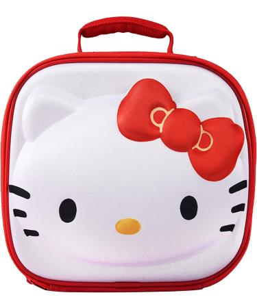 Ohjijinn Kawaii Makeup Bag Cute Cosmetic Bag Makeup Case Cartoon Toiletry Bag - Red