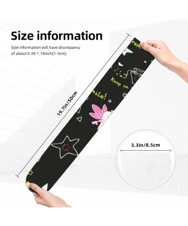 Dental Hygienist Compression Socks 15-20 mmHg for Men & Women - Best Support for Running & Cycling - White One Size - Buy Online on GoSupps.com