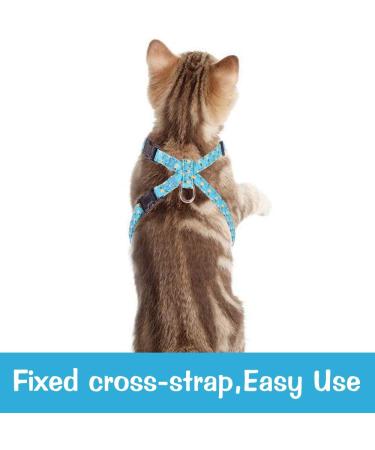 BINGPET Pineapple Pattern Cat Harness and Lead Set - Escape Proof Adjustable Vest for Small, Medium, Large Kittens - Buy Online on GoSupps.com