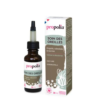 PROPOLIA - Ear care for dogs and cats - Propolis, Calendula & Tea tree - Made in France - 30 ml