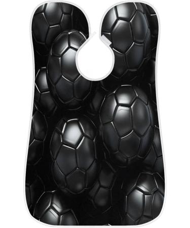 Black Ball Beard Bib Apron | Beard Hair Catcher for Men | Perfect Father's Day & Christmas Gift | Includes 2 Suction Cups - Buy Online on GoSupps.com