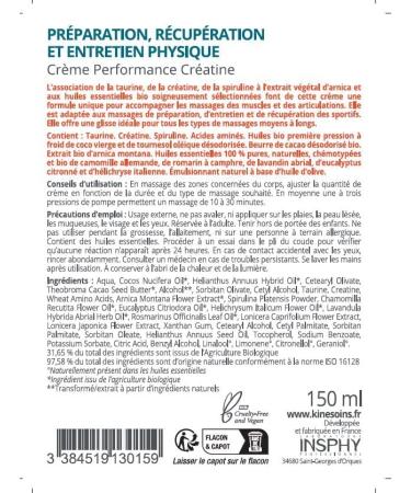 KINESOINS Sport Creatine Performance Cream 150 ml - Buy Online on GoSupps.com