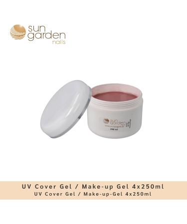  sun garden nails 4 x UV Cover Gel 250ml Builder Gel Builder Gel Nail Gel Nude - Buy Online on GoSupps.com