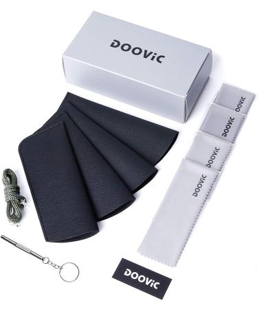 DOOViC Round Blue Light Blocking Reading Glasses for Men & Women +2.5 Strength - Lightweight Flexible Design - 4 Color Options - Buy Online on GoSupps.com