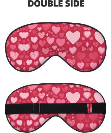 Valentine's Day Unisex Sleep Eye Mask | Soft Comfort Eye Shade for Travel Yoga & Shift Work - Buy Online on GoSupps.com