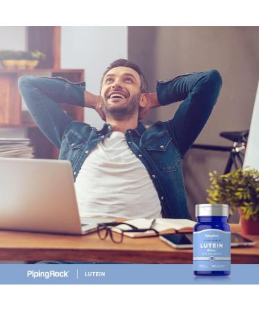 Piping Rock Lutein 40mg with Zeaxanthin | 180 Softgels | Eye Health Vitamins - Buy Online on GoSupps.com
