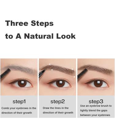 Cooklesa Eyebrow 2pcs Cooklesa Eyebrow Pen Cooklesa Upgraded Natural Waterproof Eyebrow Pen With Microfine Tip 2024 Upgraded Natural Brows Eyebrow Pen (Black) - Buy Online on GoSupps.com