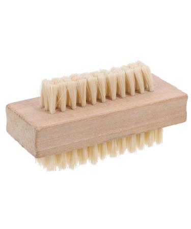 FOYTOKI Hand Scrubbing Brush One Toe Nail Brush Nail Brush Cleaner Hand Foot Brush Hard Nail Brush Hard Bristle Nail Brush Nail Tools Wooden Nail Brush Essential Oil Miss Bamboo Pedicure