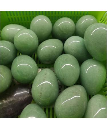 Natural Crystal Rough 1pcs 4-5cm Green Quartz Egg with Natural Bell Crystal Reiki Stone Carved Home Decoration ERTEYIN - Buy Online on GoSupps.com