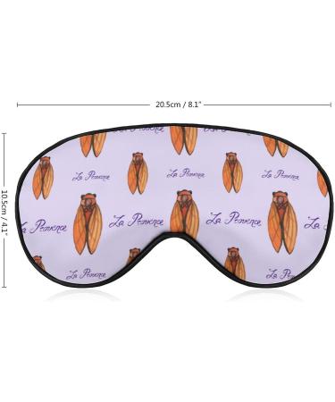Midsummer Cicada Sleep Mask - Adjustable Eye Cover for Sleeping, Blocking Light - Men and Women - Ideal for Night, Travel, Nap - Buy Online on GoSupps.com