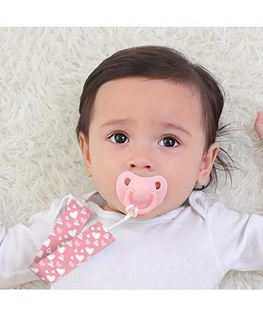 Yoofoss Pacifier Clips 4 Pack - Baby Pacifier Holder for Girls - Universal Teething Toy Leash - Soothie and Pacifier Teething Clip - Buy Online on GoSupps.com
