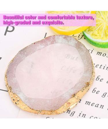 ANKROYU Nail Art Palette Resin Color Dish Manicure Nail DIY Tool Resin Nail Art Palette Paint Drawing Manicure Display Board for Nail Art Beauty and Makeup Use(Pink) - Buy Online on GoSupps.com